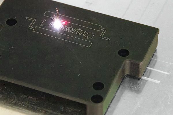 We can laser the design of your logo on the backshell